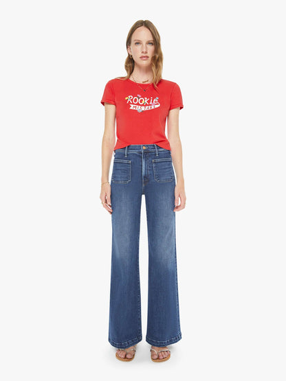Mother Denim PETITES The Lil Hustler Roller Patch Pocket Skimp One Last Shot