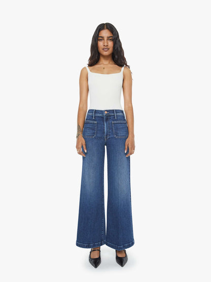 Mother Denim PETITES The Lil Hustler Roller Patch Pocket Skimp One Last Shot