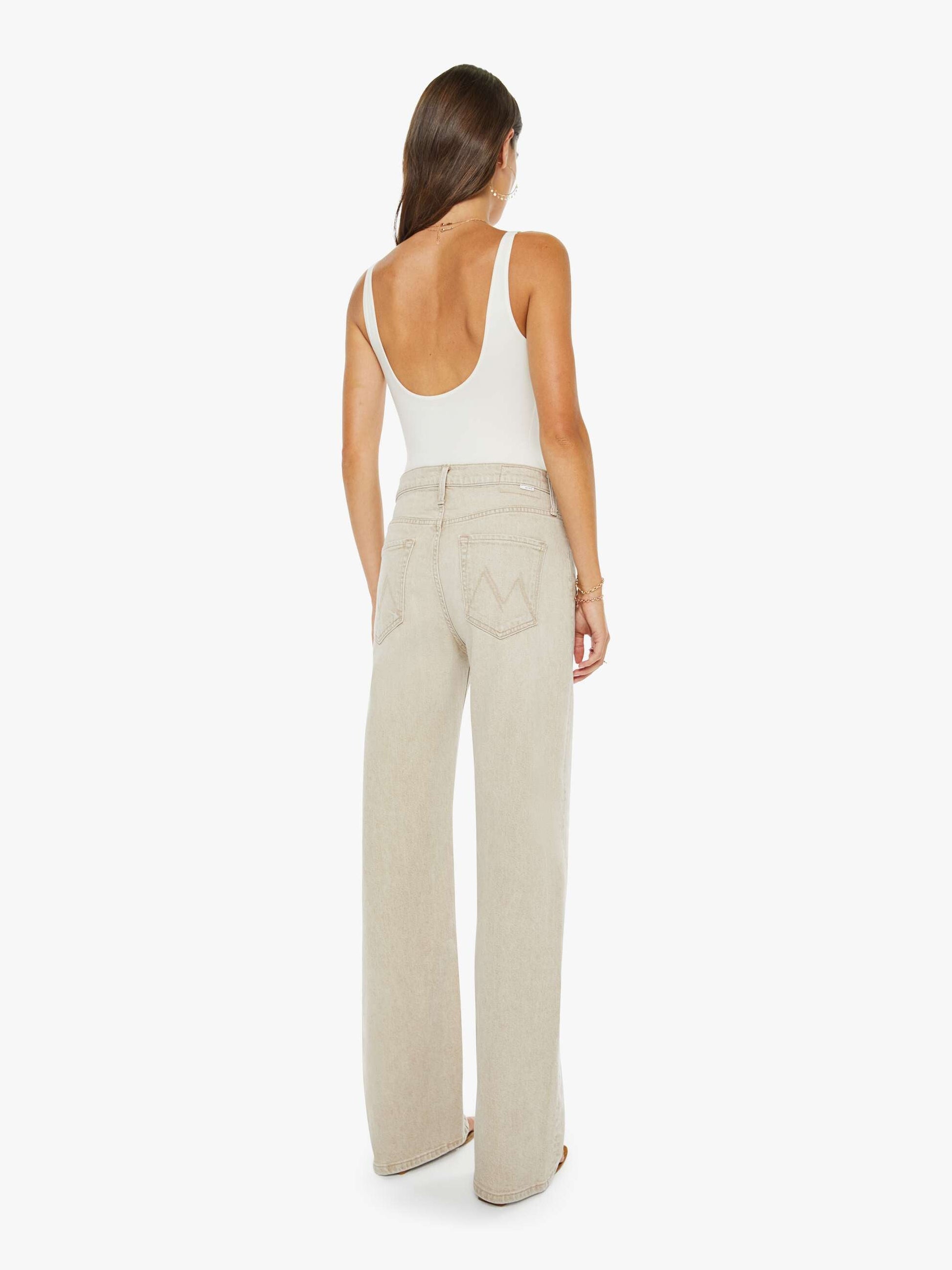 Mother Denim The Dodger Sneak Caramel