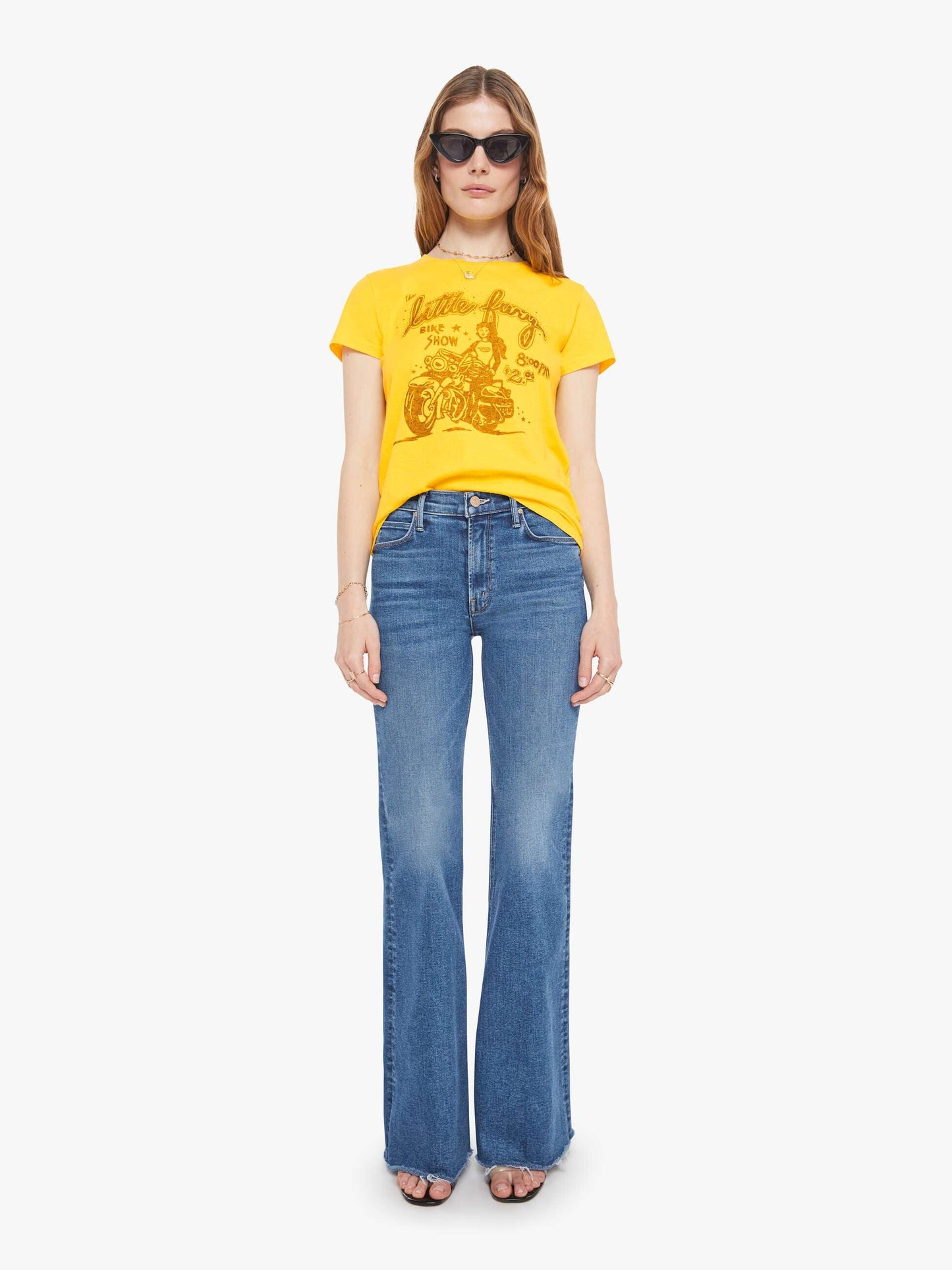 Mother Denim The Patch Pocket Mid Rise Maven Ankle Let\u0026#39;s Split