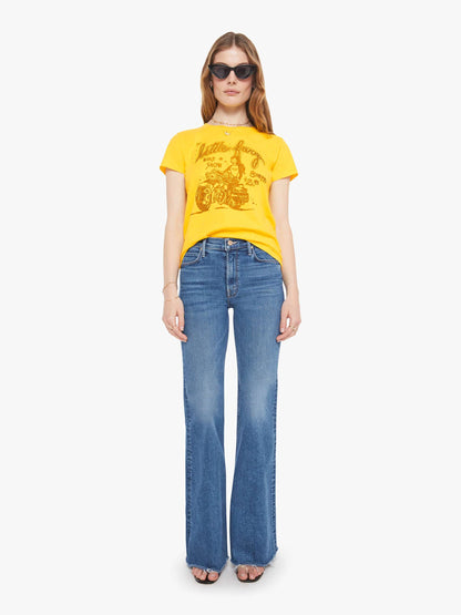 Mother Denim The Patch Pocket Mid Rise Maven Ankle Let\u0026#39;s Split
