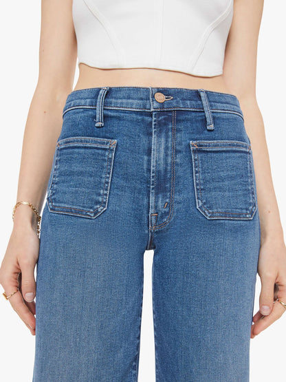 Mother Denim The Patch Pocket Mid Rise Maven Ankle Let\u0026#39;s Split