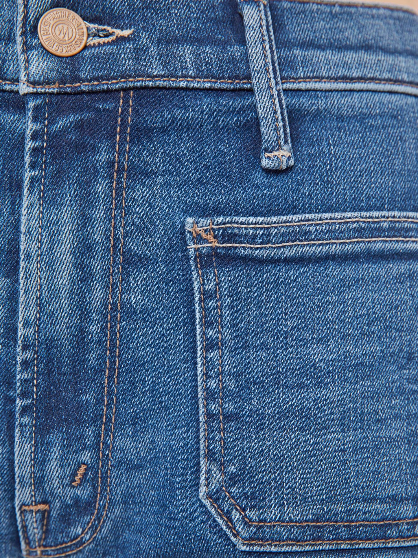 Mother Denim The Patch Pocket Mid Rise Maven Ankle Let\u0026#39;s Split