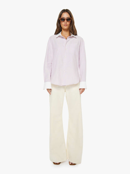 Mother Denim The Lemon Twist Sneak Natural