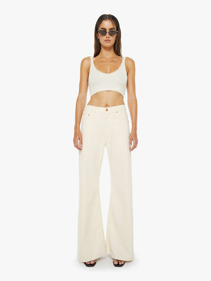 Mother Denim The Lemon Twist Sneak Natural
