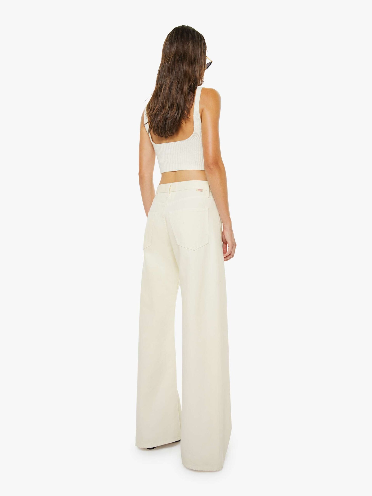 Mother Denim The Lemon Twist Sneak Natural