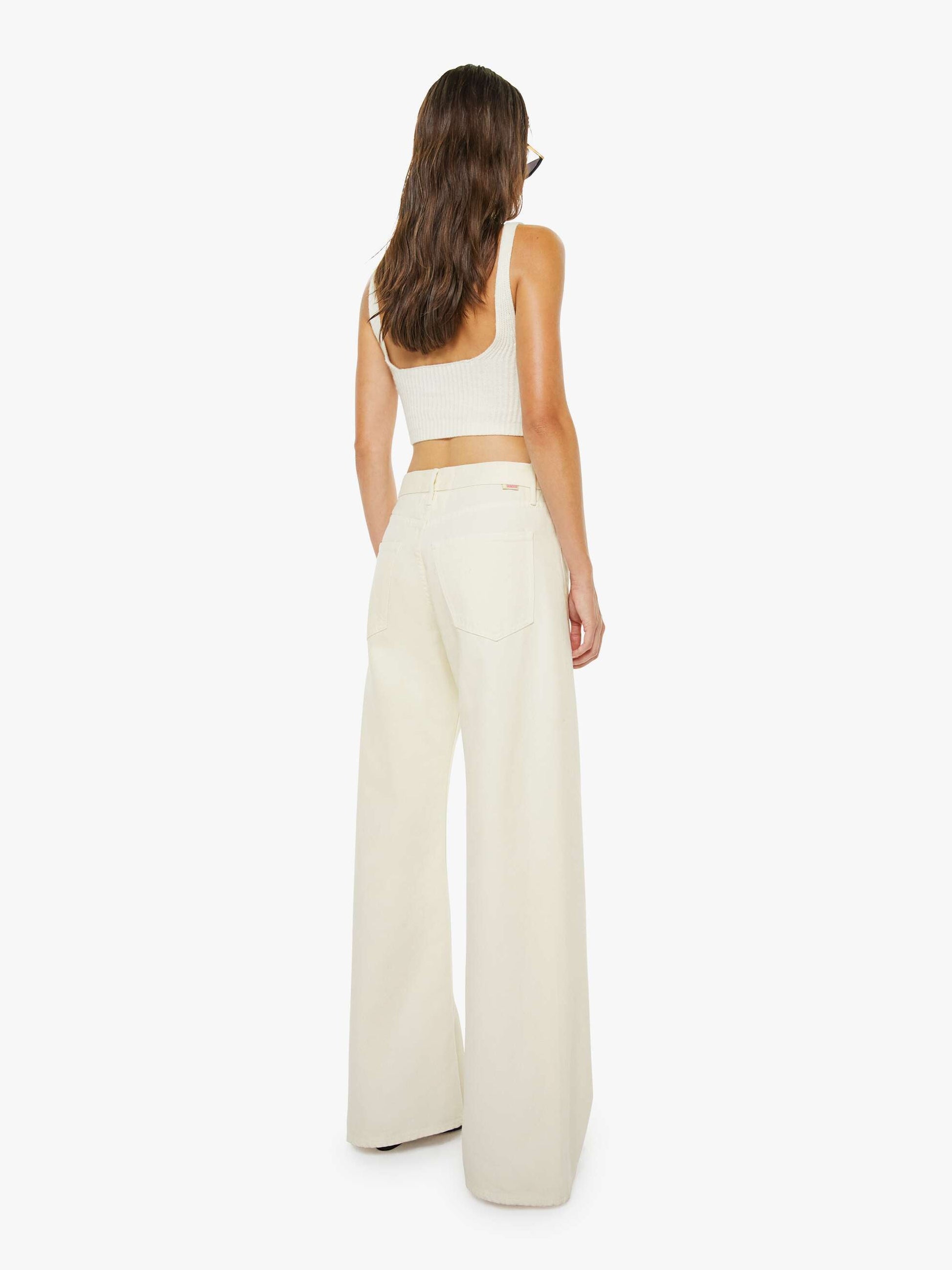 Mother Denim The Lemon Twist Sneak Natural