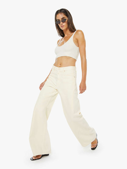 Mother Denim The Lemon Twist Sneak Natural