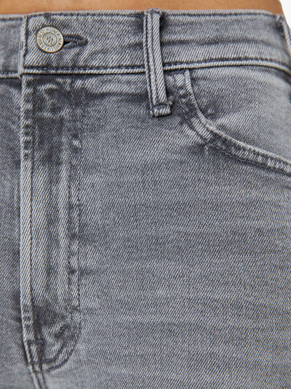 Mother Denim PETITES The Lil Hustler Roller Skimp Grey (Open)
