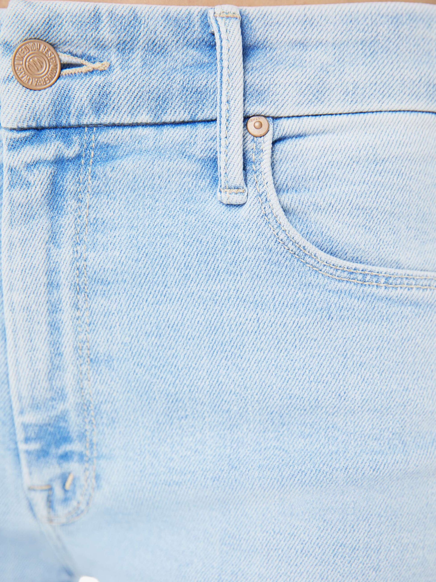 Mother Denim The Roller Sneak Blue (Light-Pastel)