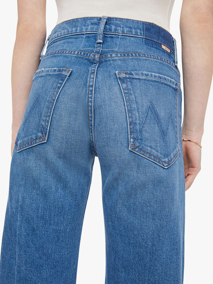 Mother Denim The Mid Rise Lasso Sneak Blue (Medium)