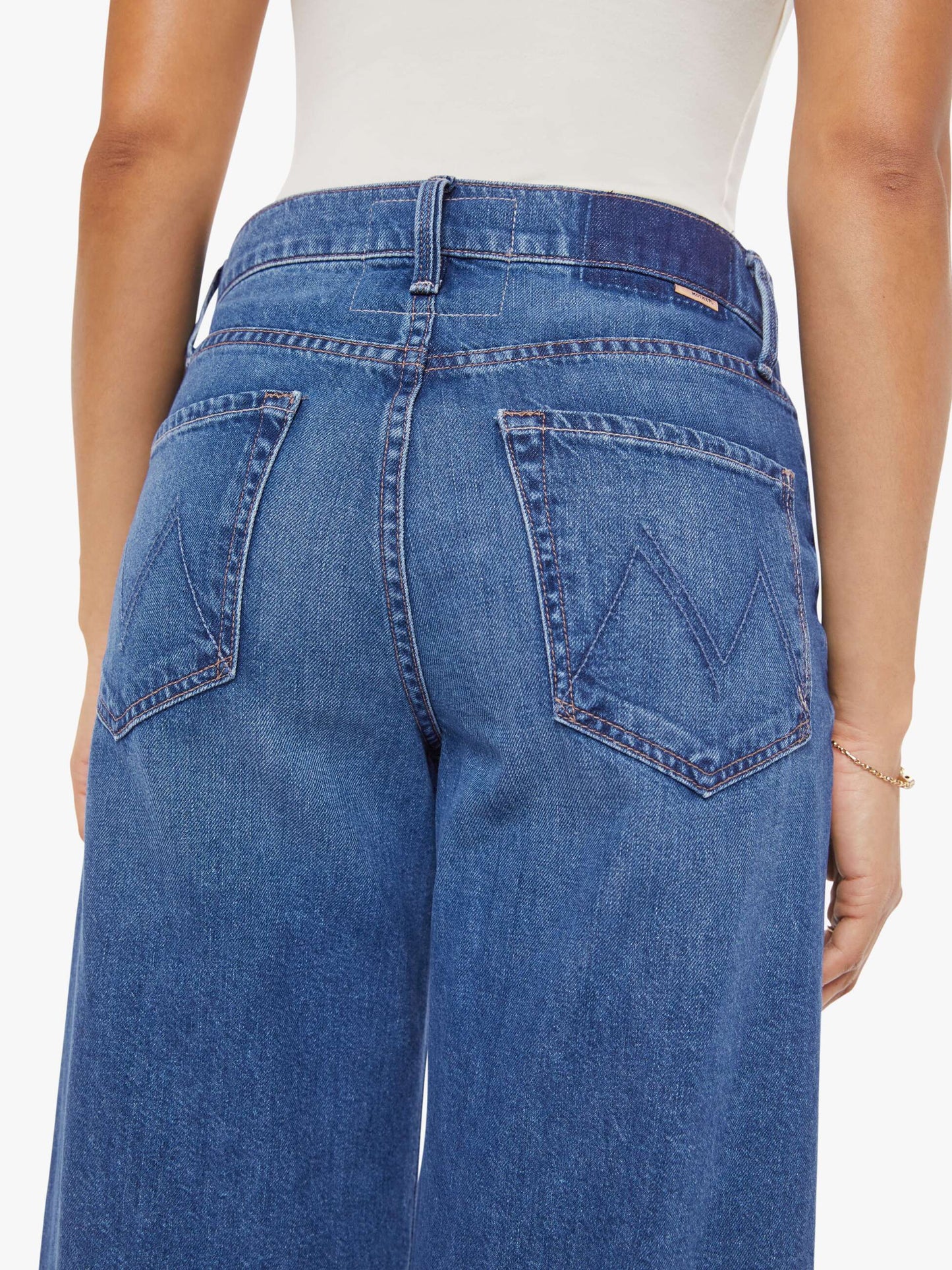 Mother Denim PETITES The Lil Delinquent Nerdy Blue (Medium)