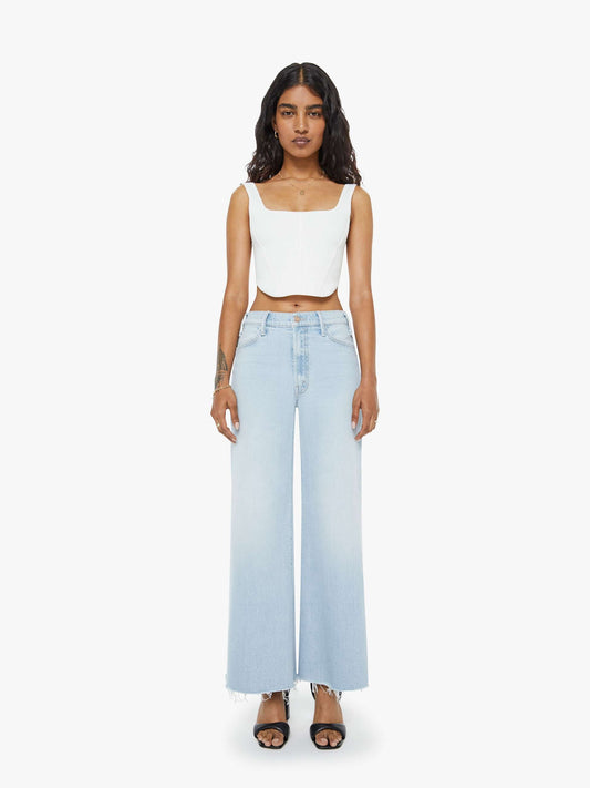Mother Denim PETITES The Lil Hustler Roller Skimp Fray Bring The Cooler