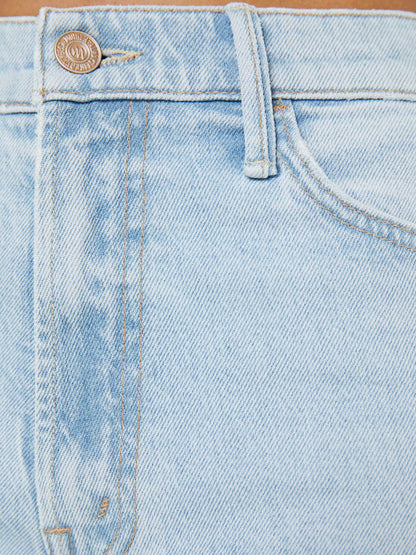 Mother Denim PETITES The Lil Hustler Roller Skimp Fray Bring The Cooler