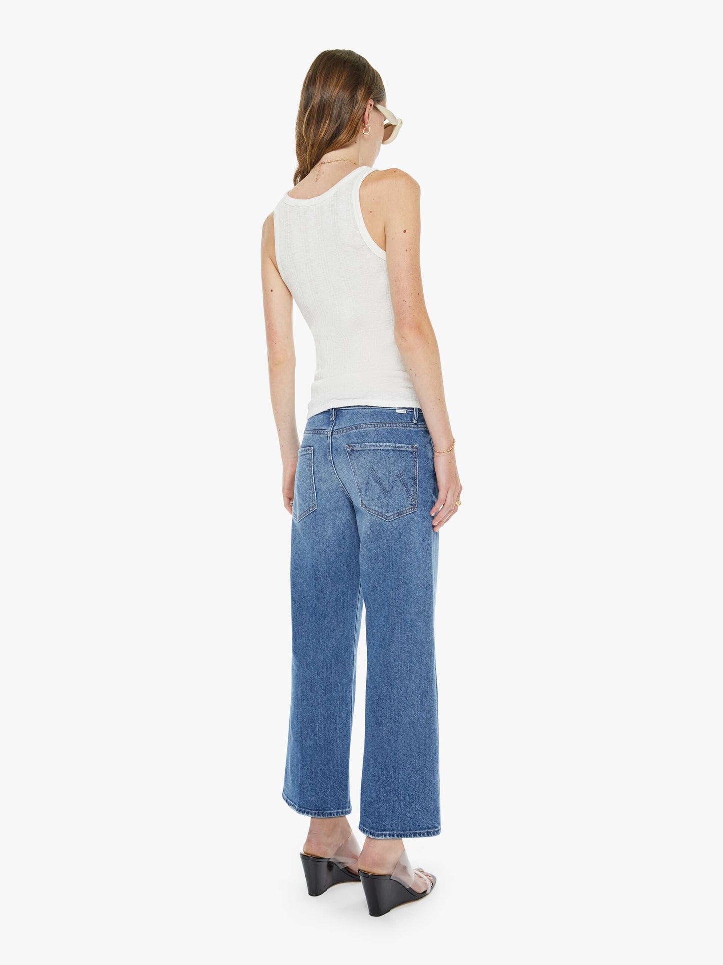 Mother Denim The Mid Rise Maven Ankle All Your Eggs In One Basket