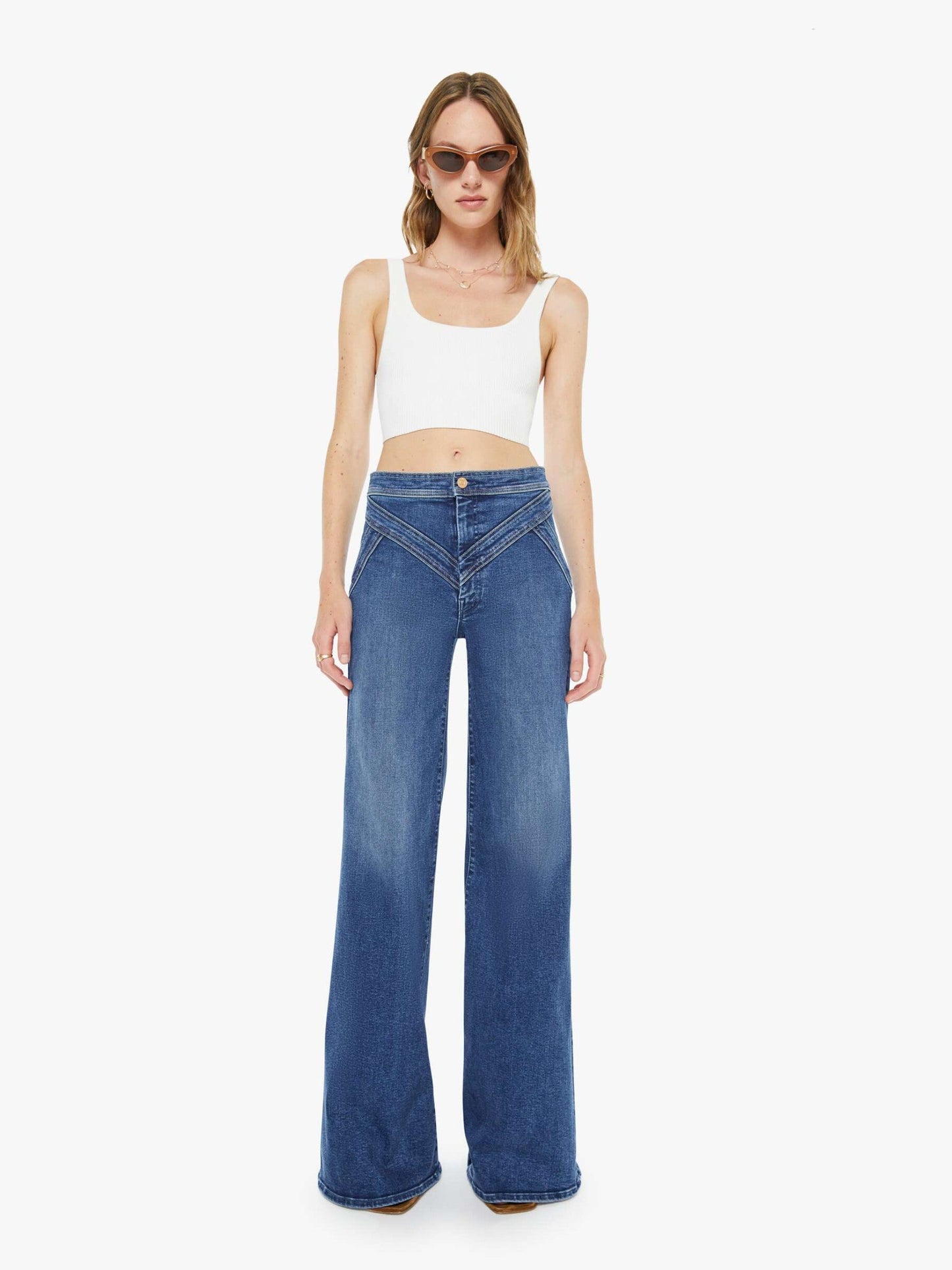 Mother Denim The Criss Cross Roller Heel Prized Possession