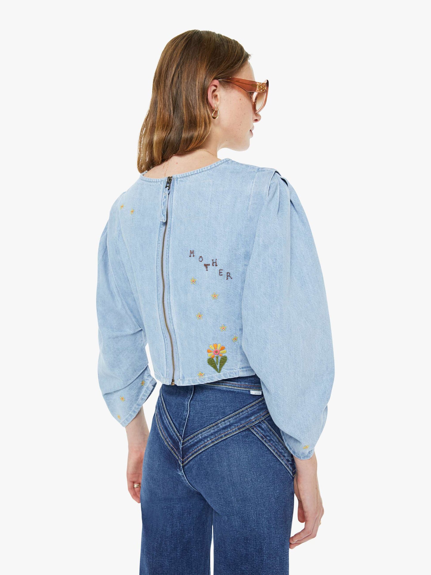 Mother Denim The Criss Cross Roller Heel Prized Possession