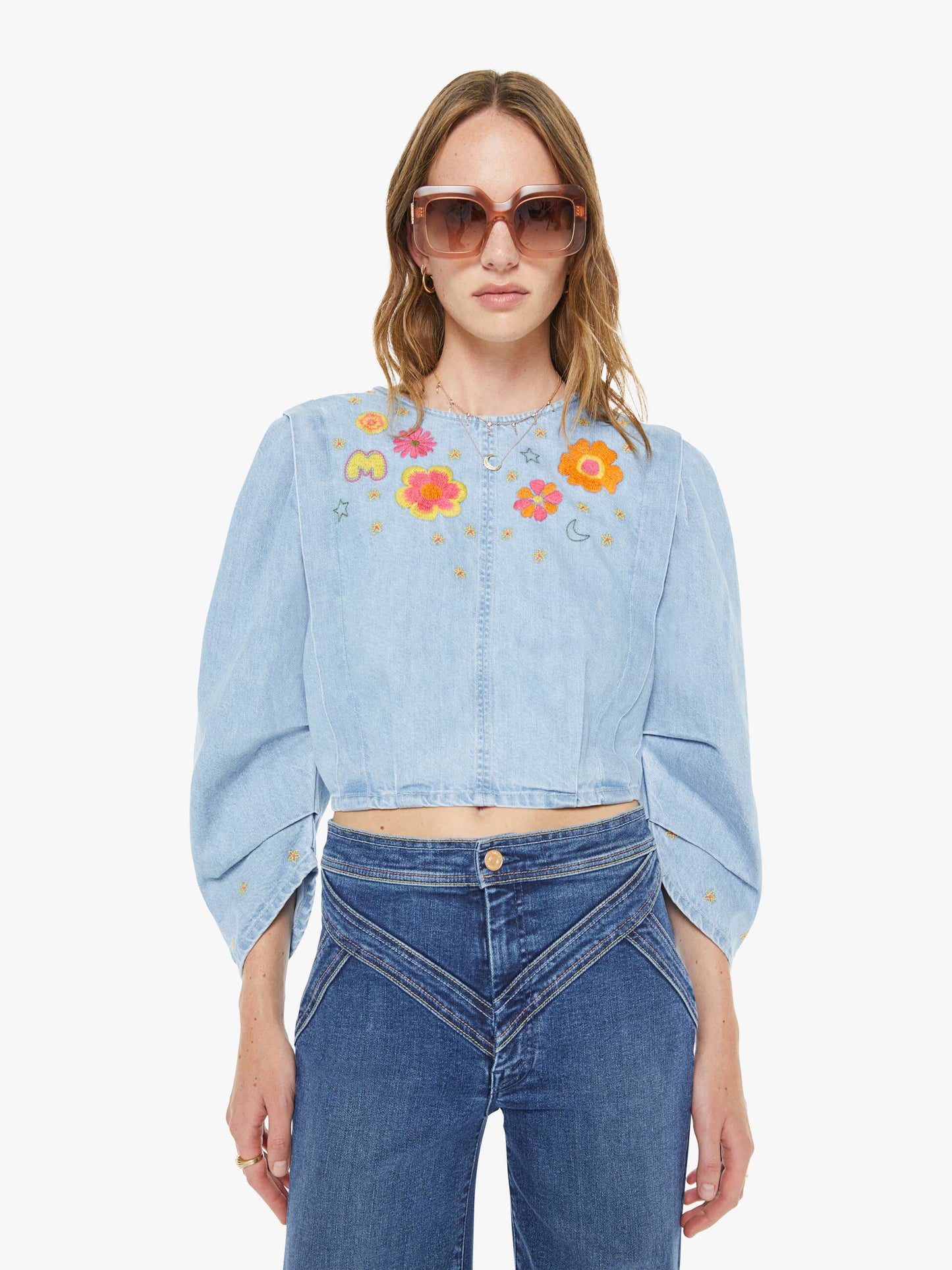 Mother Denim The Criss Cross Roller Heel Prized Possession