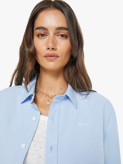 Mother Denim The Whole Lot Zip Twist Fray Totally Innocent