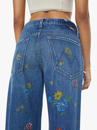 Mother Denim PETITES The Lil Rerun Zip Sneak Field Of Flowers