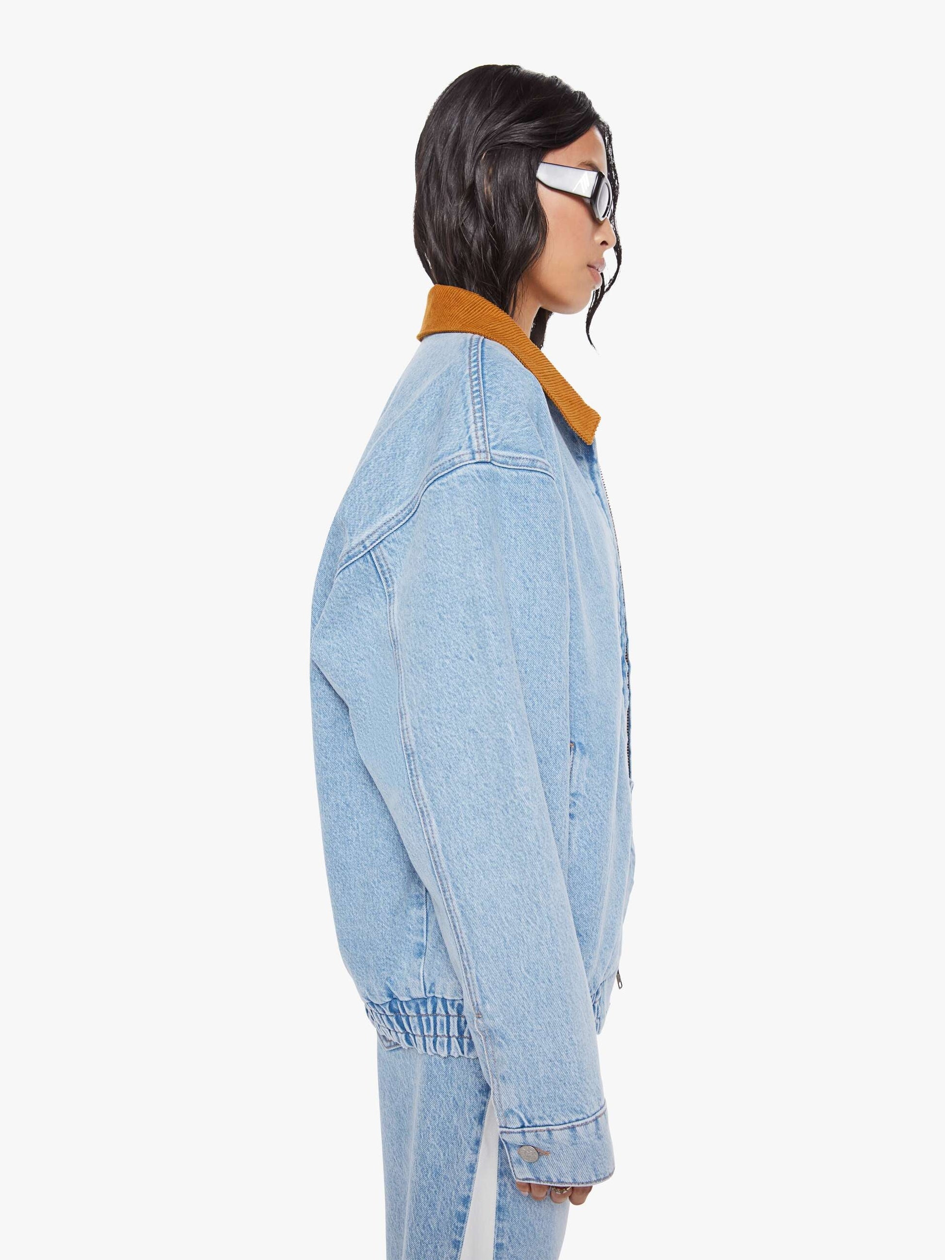 Mother Denim SNACKS! The Nacho Double Dip Nerdy Fray Deep Fried