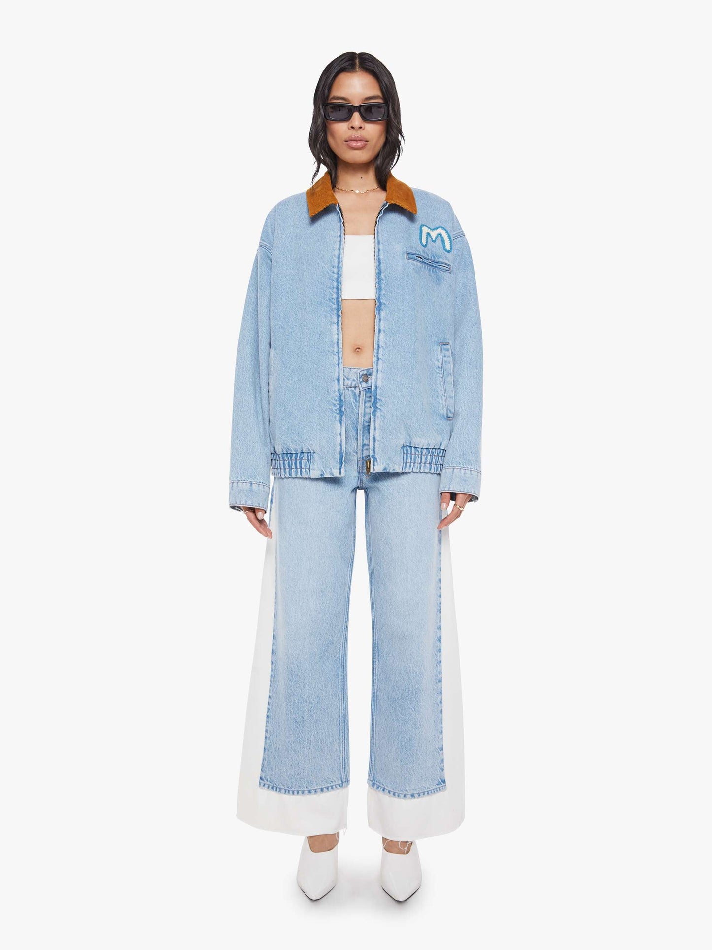 Mother Denim SNACKS! The Nacho Double Dip Nerdy Fray Deep Fried
