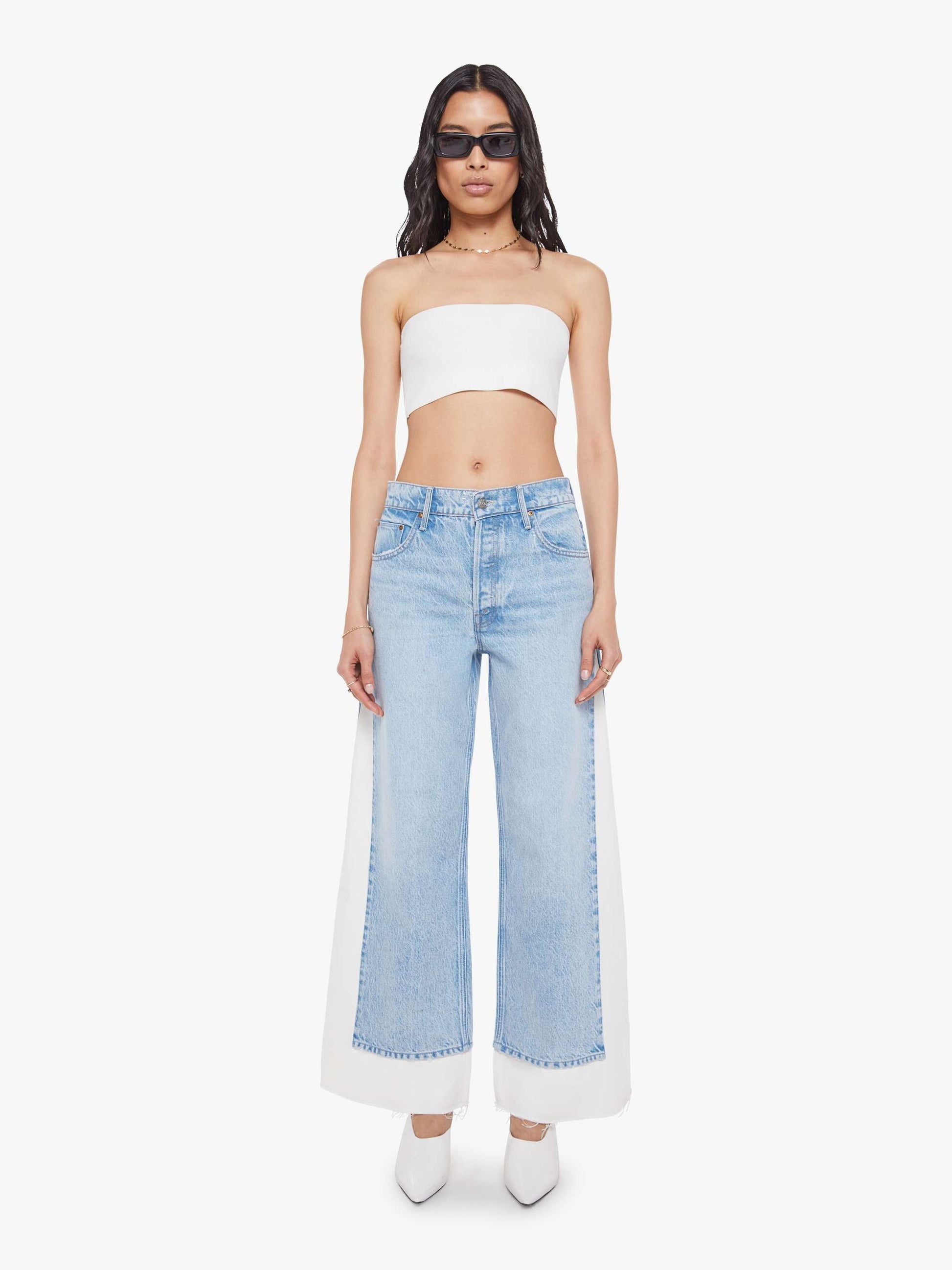 Mother Denim SNACKS! The Nacho Double Dip Nerdy Fray Deep Fried