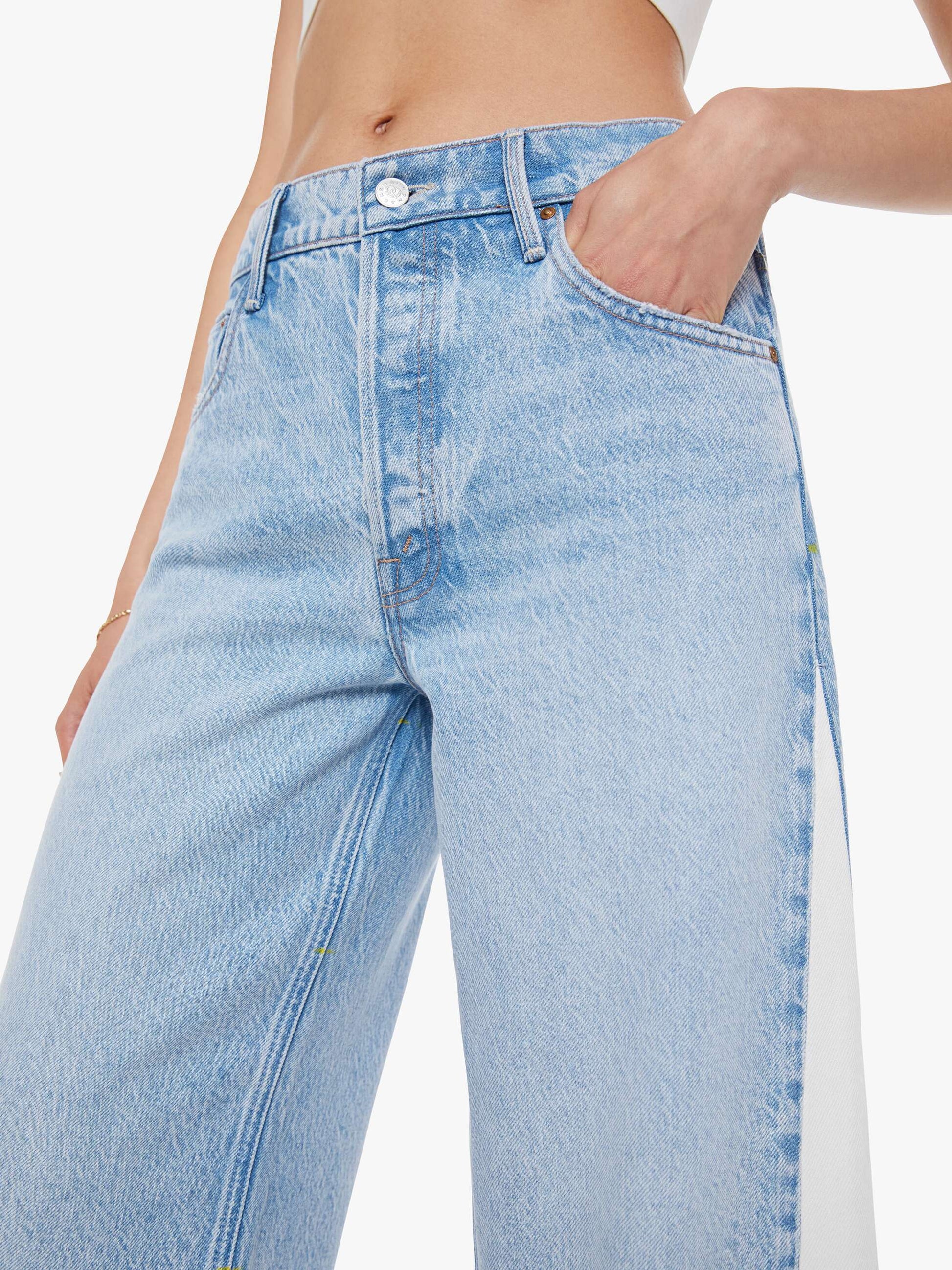 Mother Denim SNACKS! The Nacho Double Dip Nerdy Fray Deep Fried