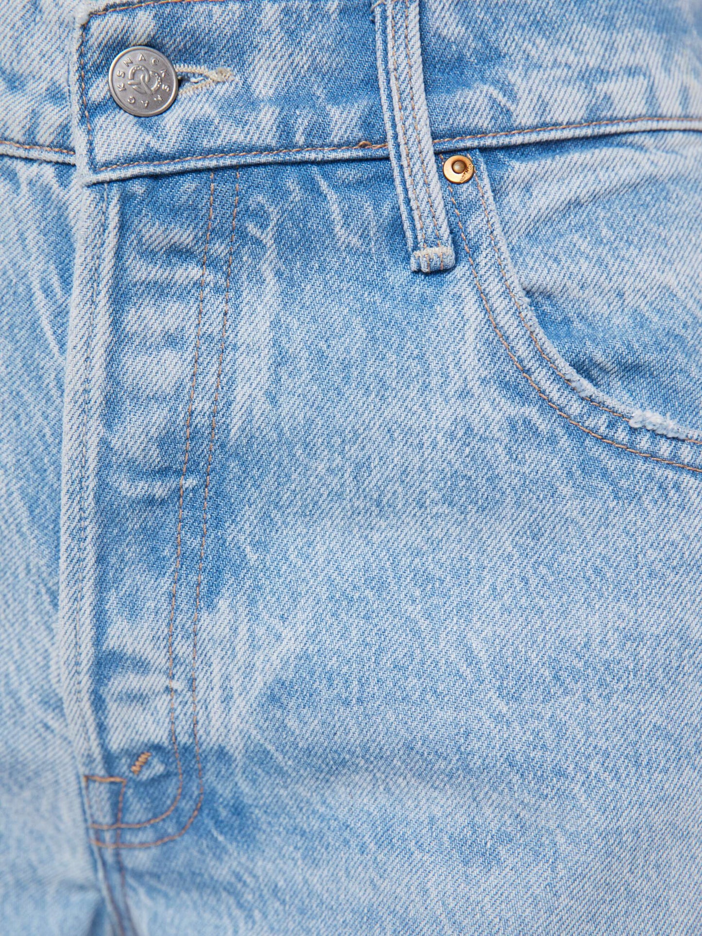 Mother Denim SNACKS! The Nacho Double Dip Nerdy Fray Deep Fried