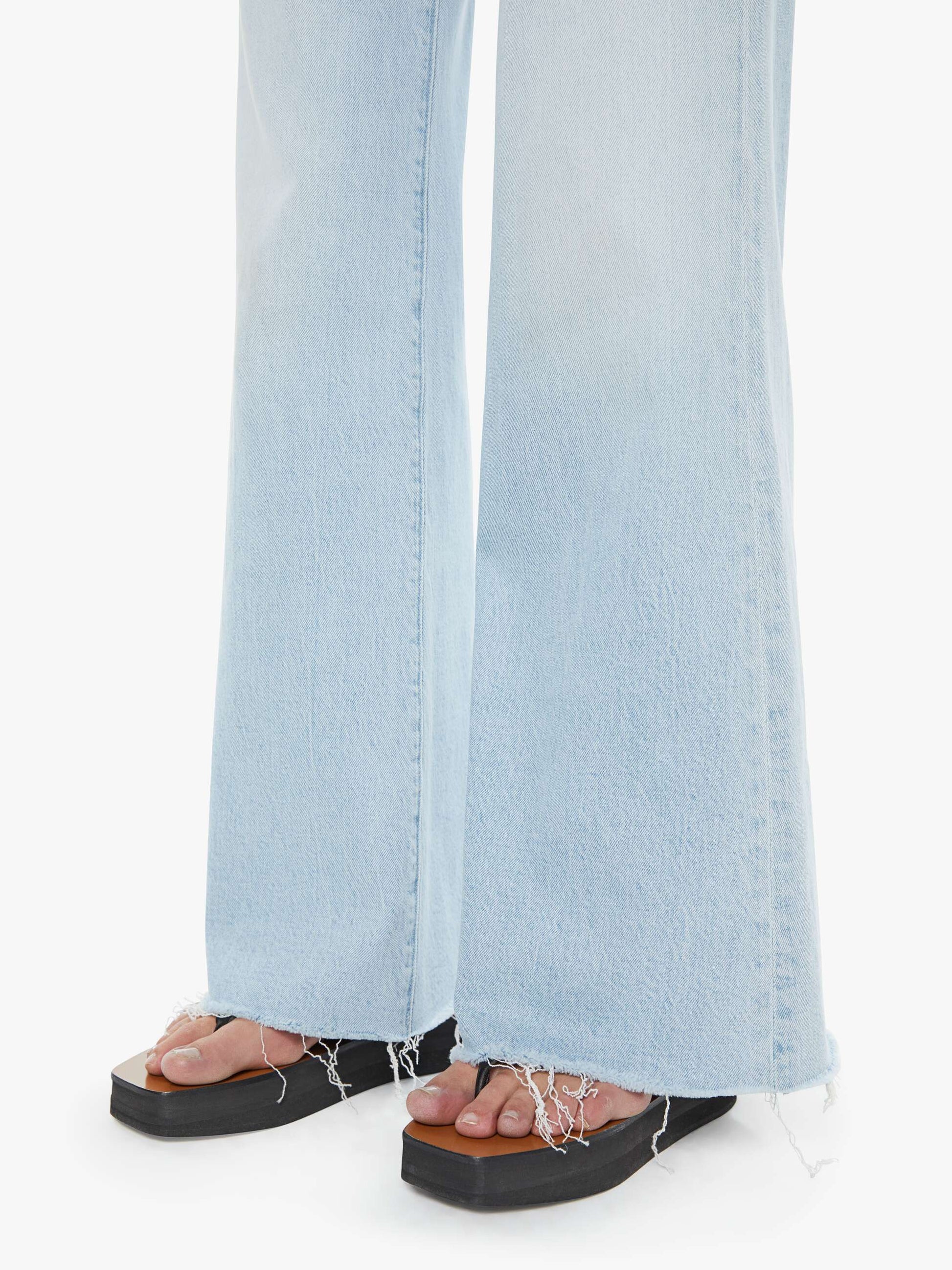 Mother Denim The Hustler Roller Skimp Fray Bring The Cooler