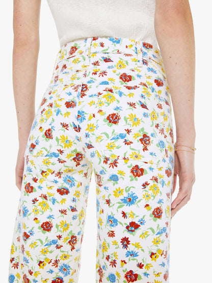 Mother Denim The Hustler Roller Patch Pocket Sneak Rose Bowl