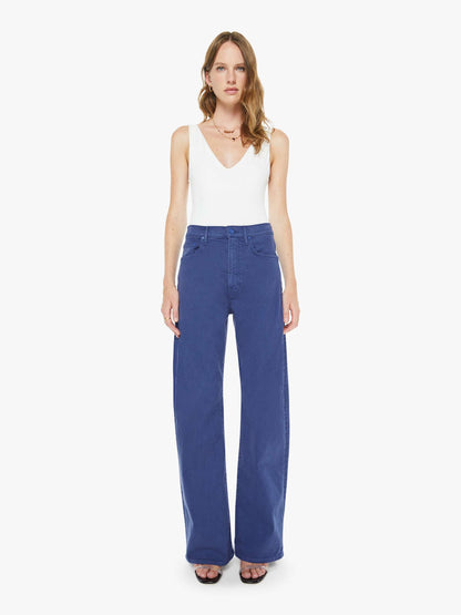 Mother Denim The Lasso Sneak Estate Blue