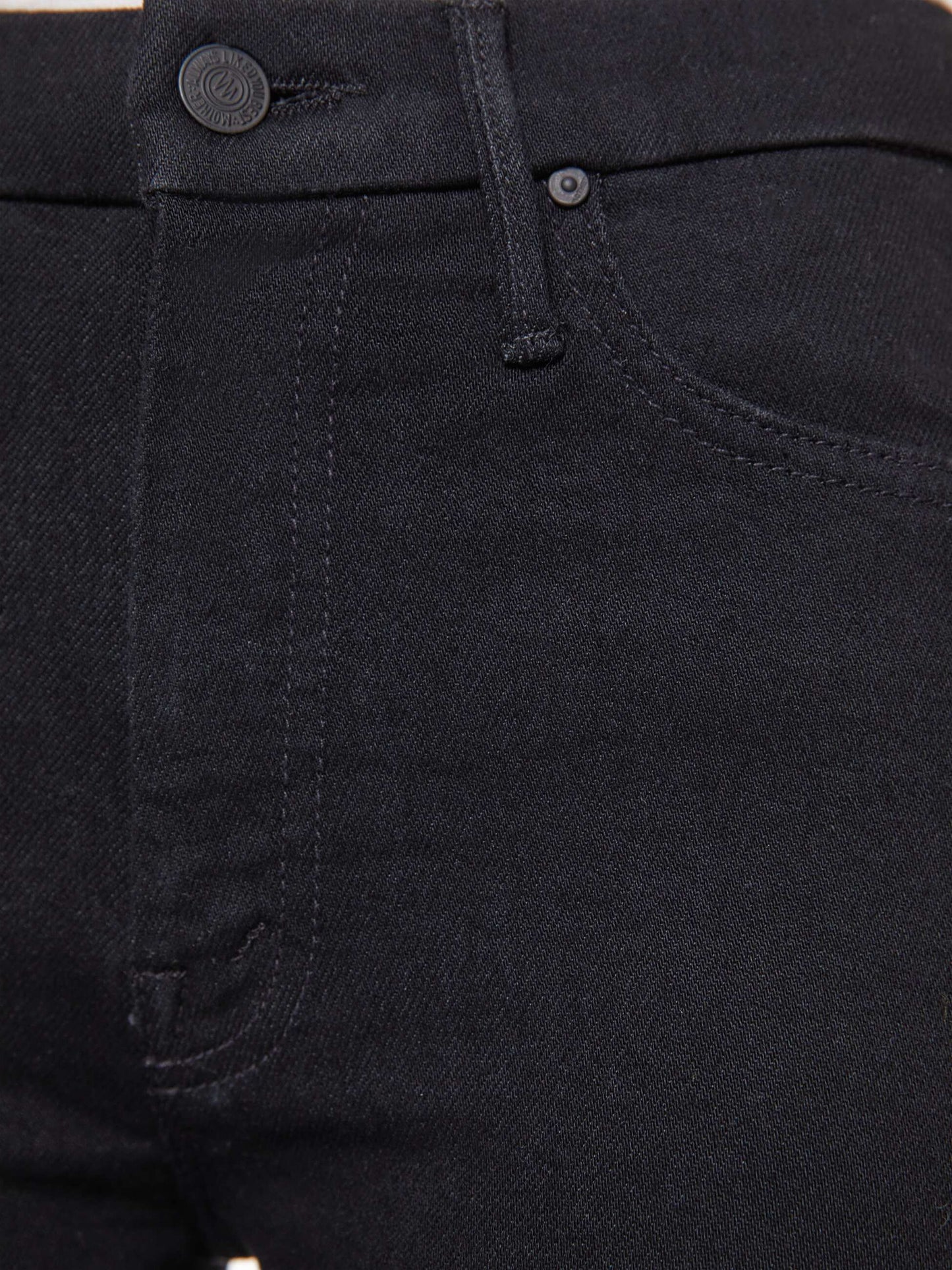 Mother Denim High Waisted Looker Black