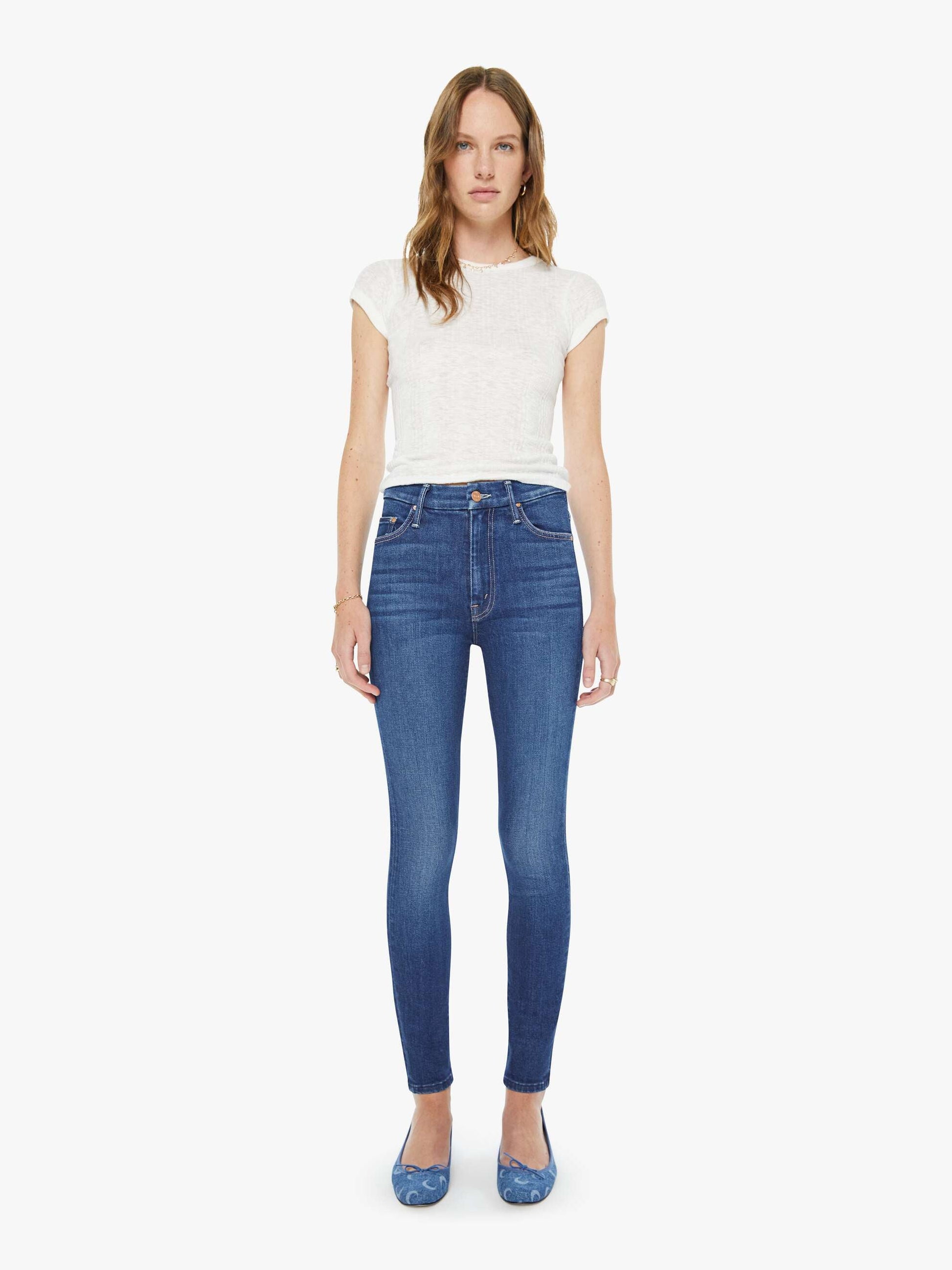 Mother Denim High Waisted Looker Cocktail Hour