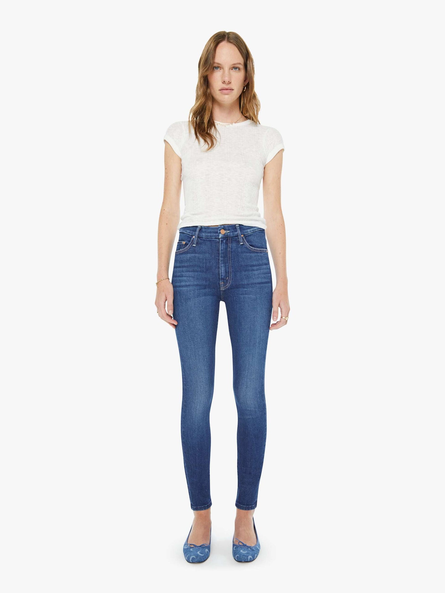 Mother Denim High Waisted Looker Cocktail Hour