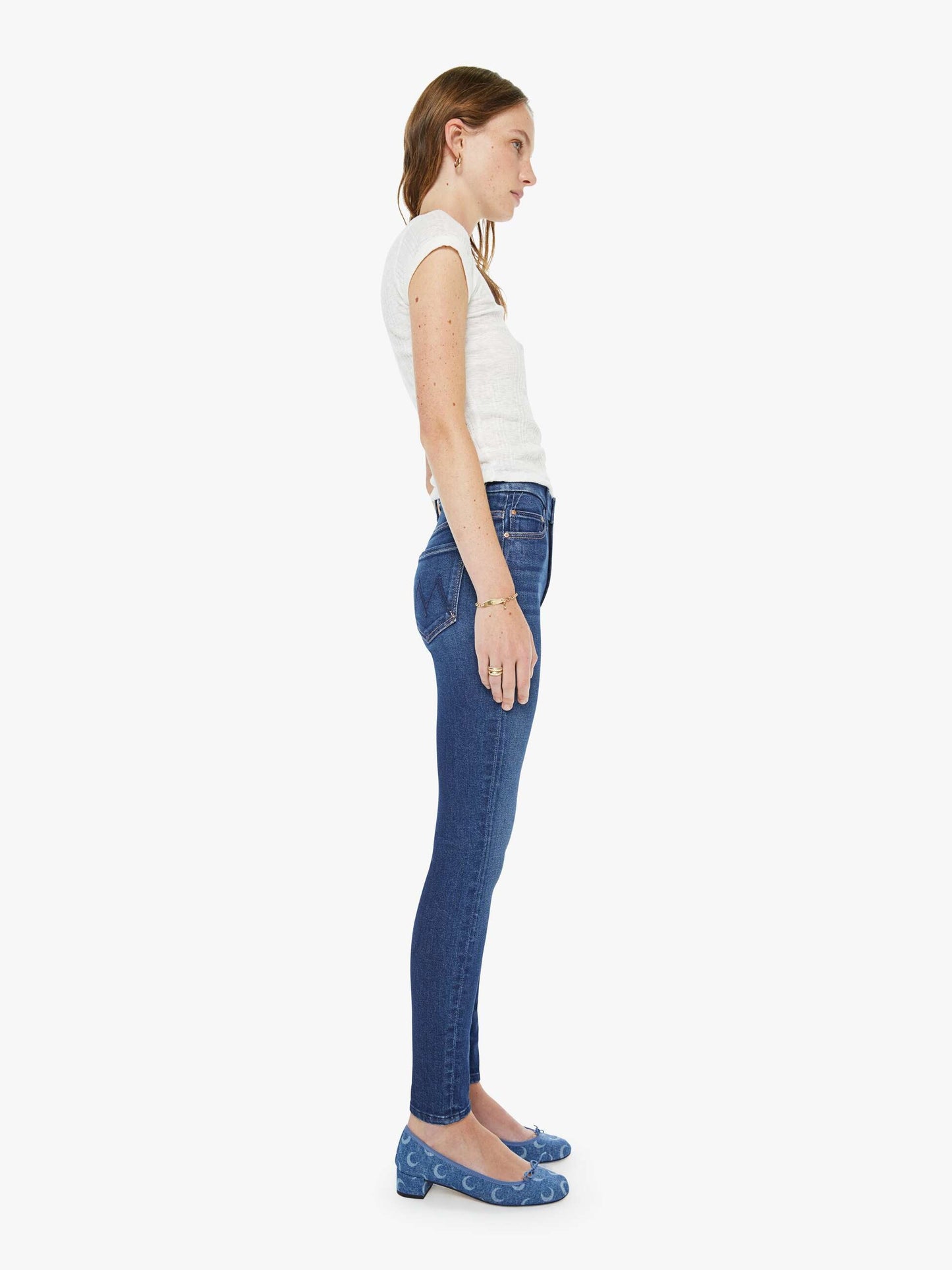 Mother Denim High Waisted Looker Cocktail Hour