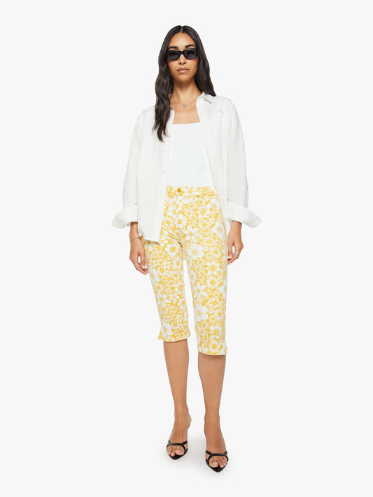 Mother Denim The Stunner Zip Bunny Snip Floral Notes