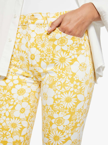 Mother Denim The Stunner Zip Bunny Snip Floral Notes