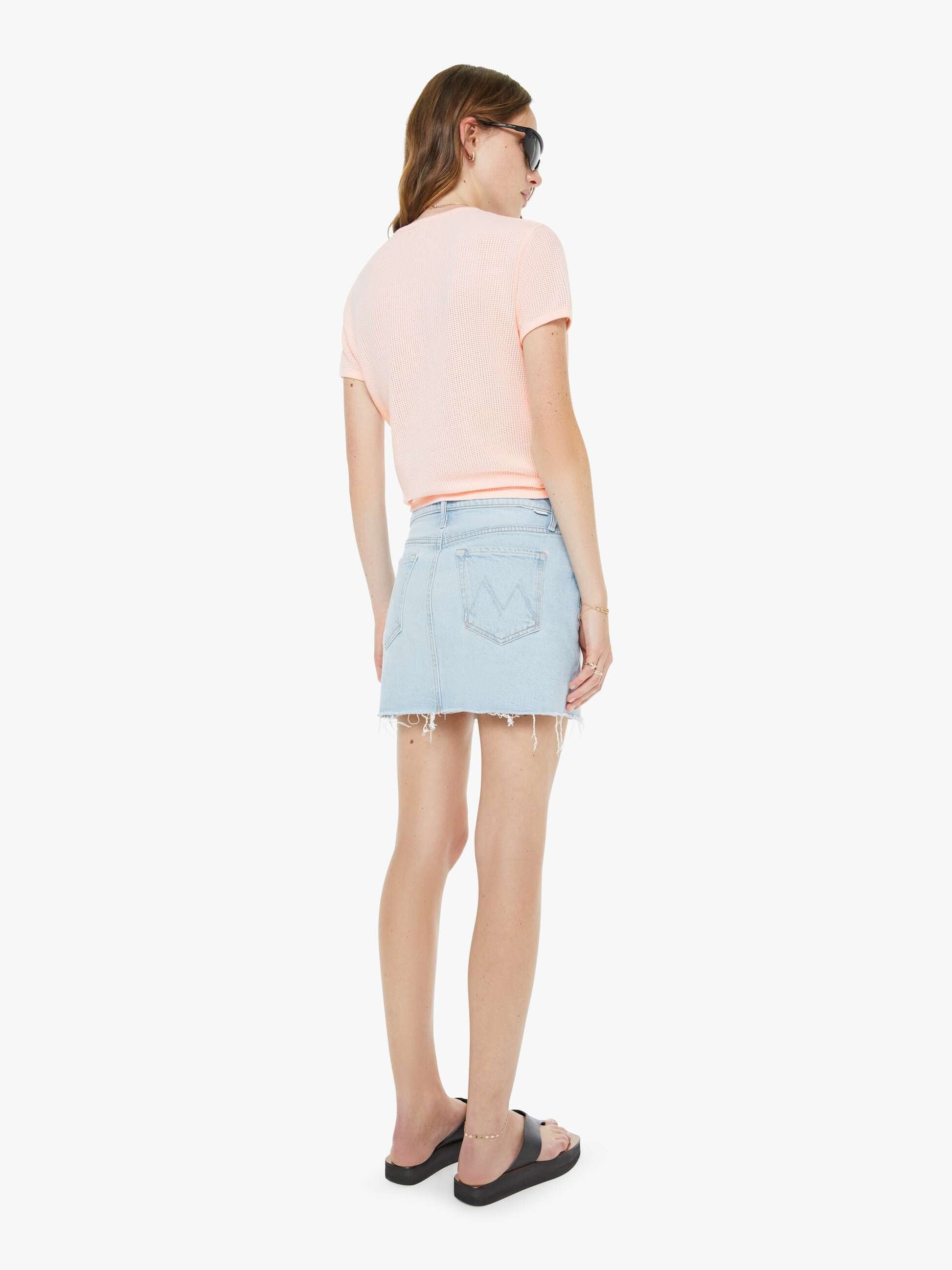 Mother Denim The Vagabond Mini Fray Bring The Cooler