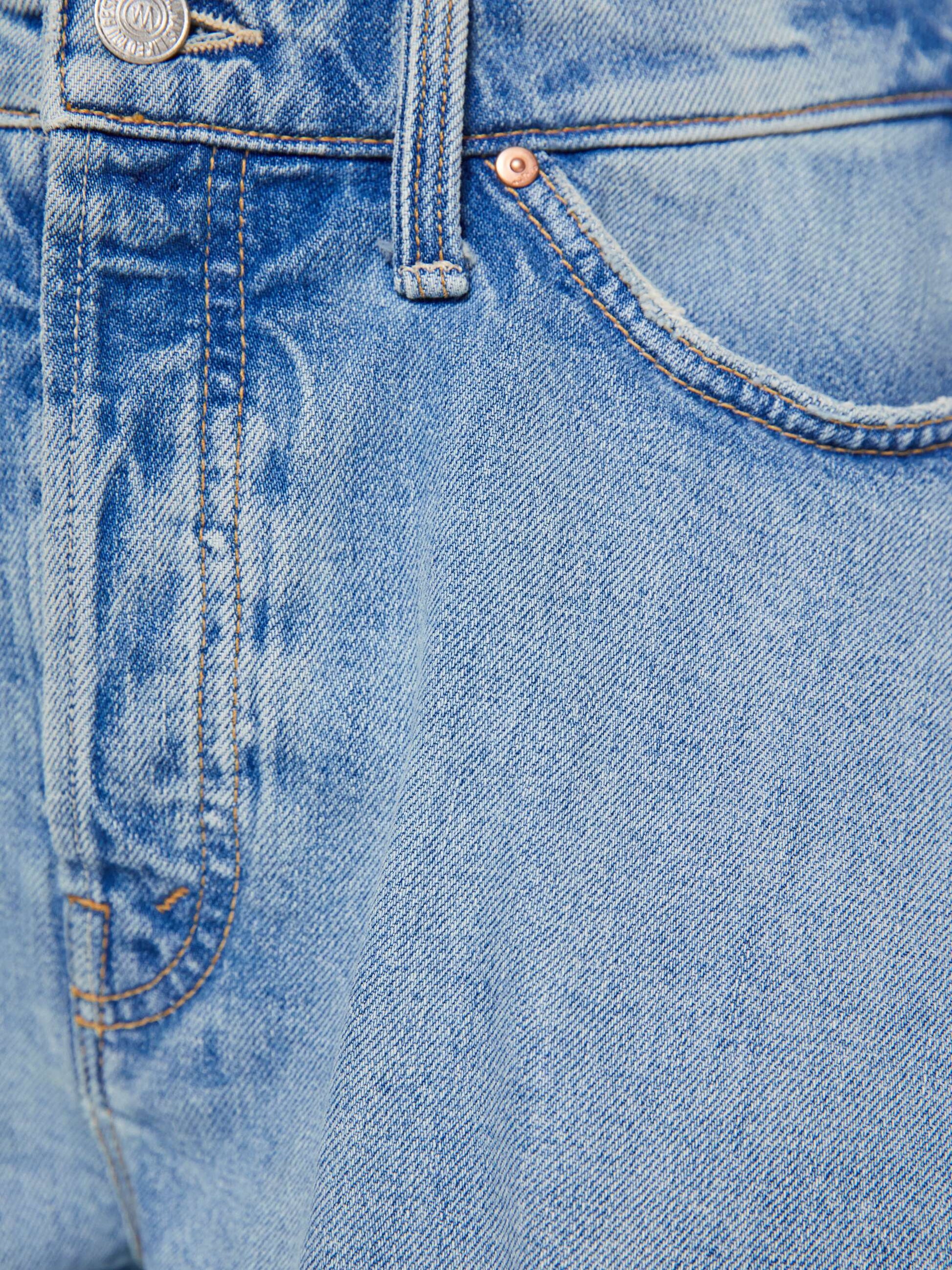 Mother Denim The Flutter Short Fray Blue (Medium)