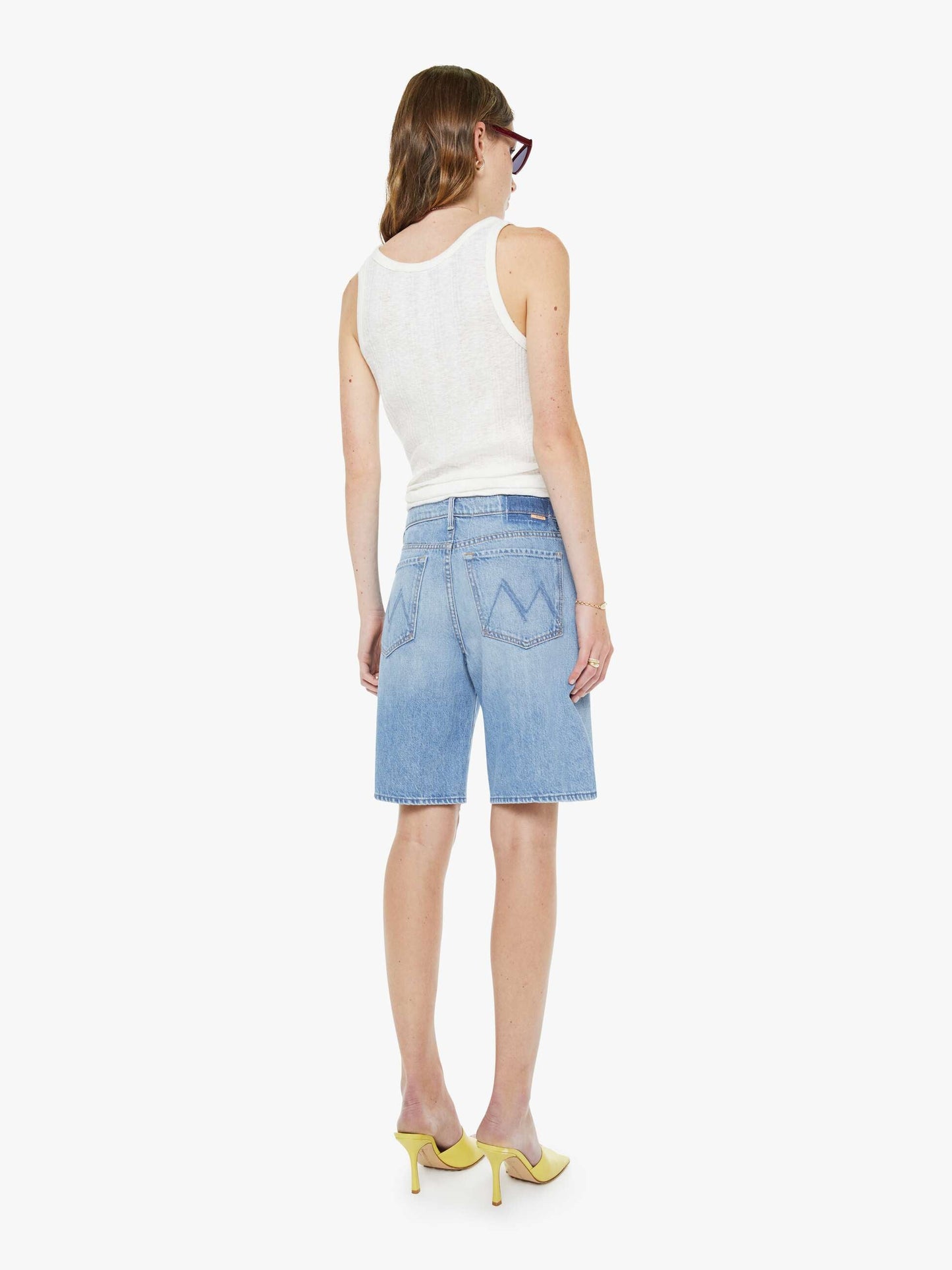 Mother Denim The Undercover Bermuda Short Last Bite