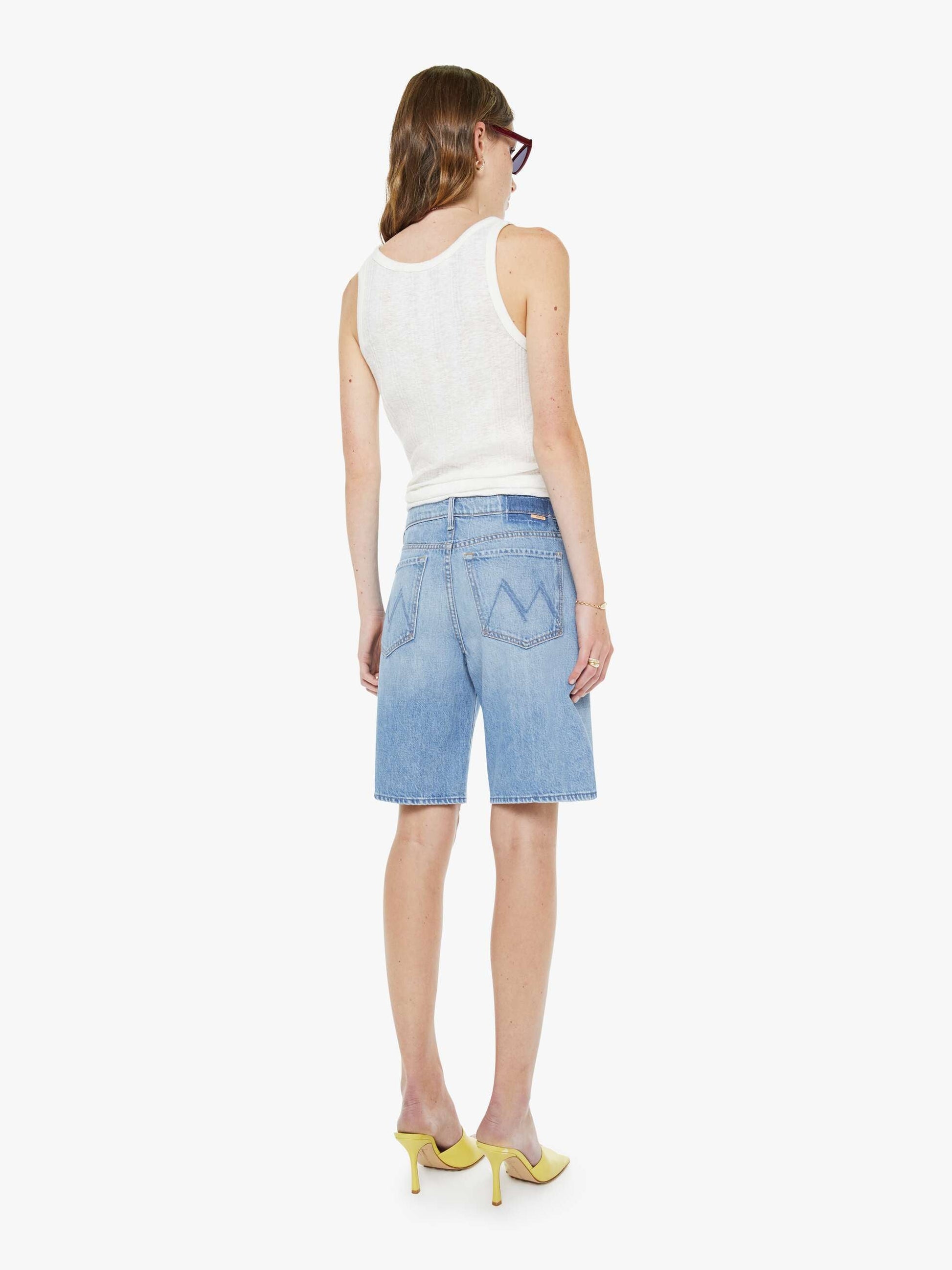 Mother Denim The Undercover Bermuda Short Last Bite