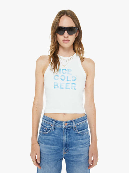 Mother Denim High Waisted Rider Bermuda Short Fray Float My Boat