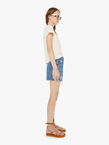 Mother Denim The Skipper Short N' Long Chew Girls Just Want To Have Sun