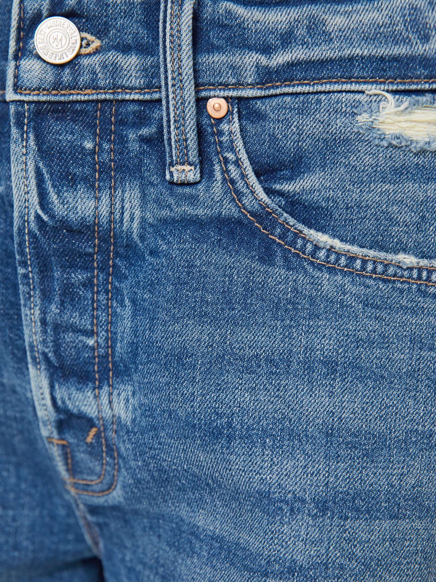 Mother Denim The Skipper Short N' Long Chew Girls Just Want To Have Sun