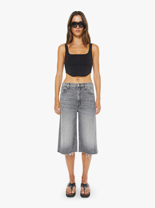 Mother Denim The Whole Lot Zip Twist Fray Bait And Switch