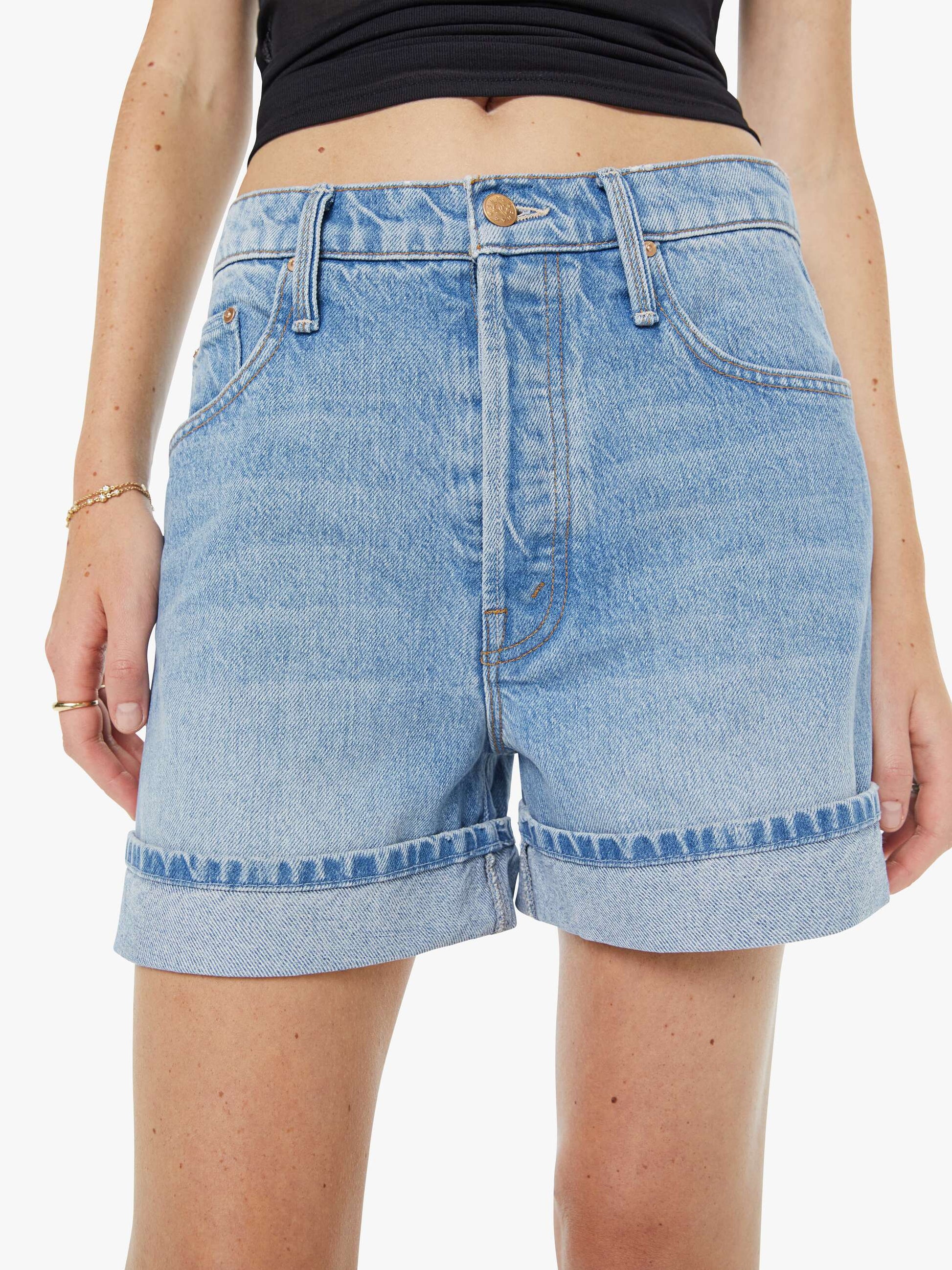 Mother Denim SNACKS! The Culotte Cuffed Short BYOB