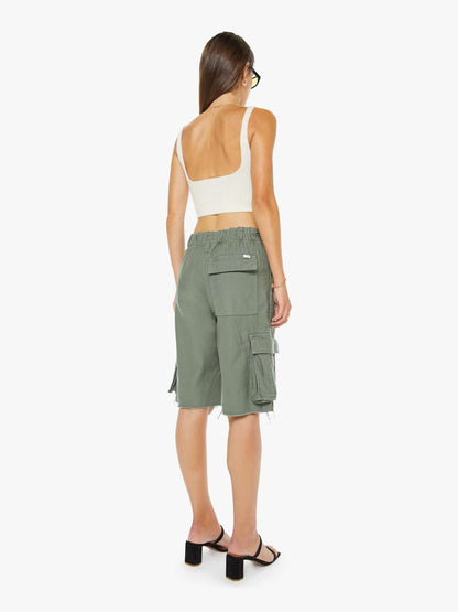 Mother Denim The Free Fall Short Fray Sir Yes Sir!