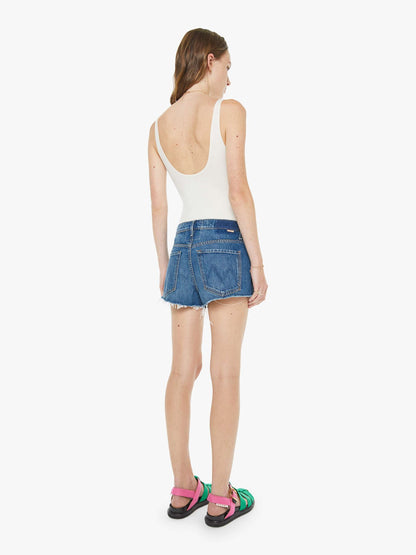 Mother Denim The Dodger Short Short Fray Green Thumb