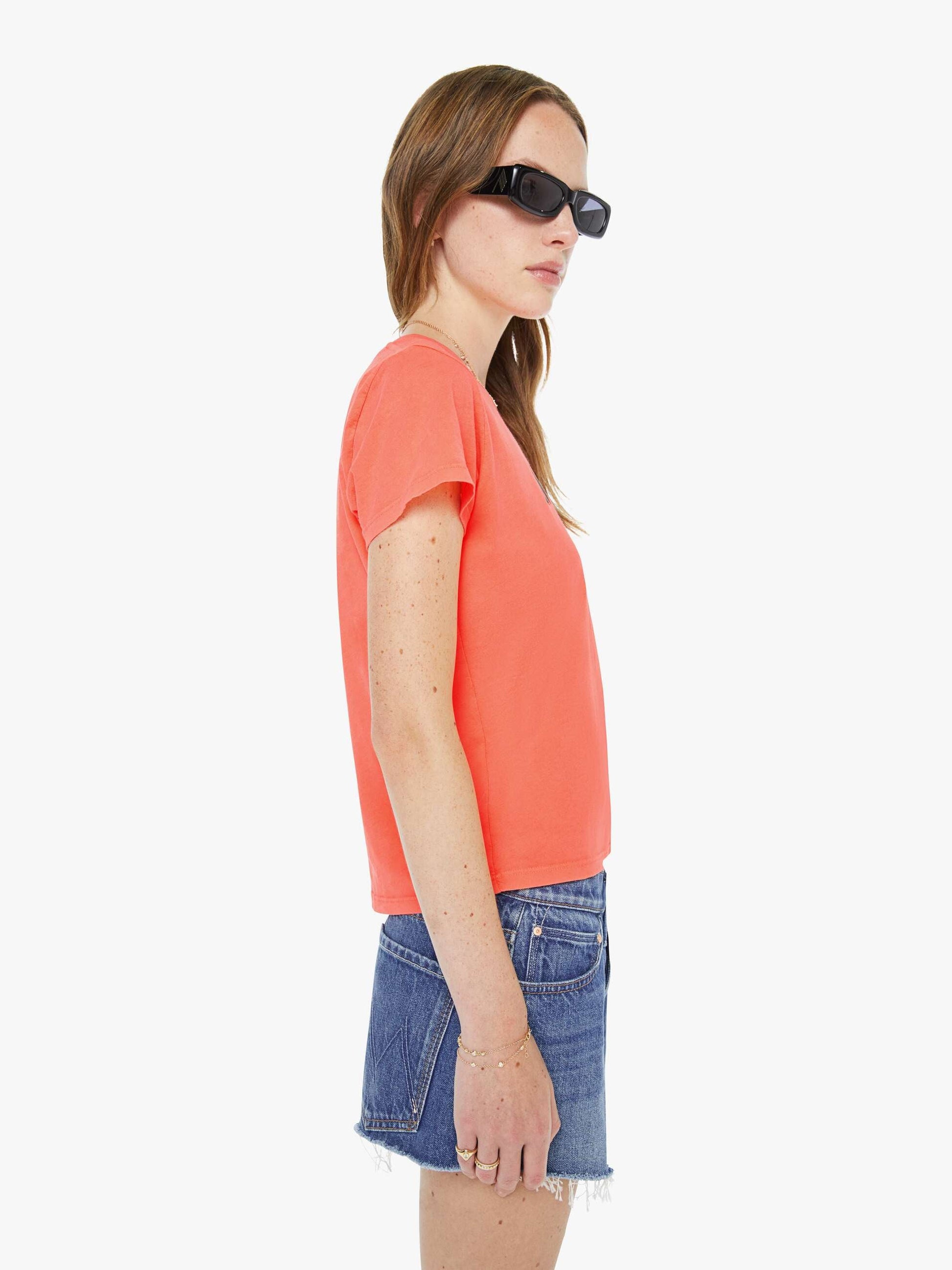 Mother Denim The Dodger Short Short Fray Green Thumb